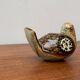 Bird sculpture in Danish studio pottery from the mid-century by Søholm, 1960s.