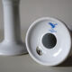 Porcelain candlestick duo