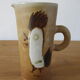 Ceramic jug jug decanter signed La Colombe 70s