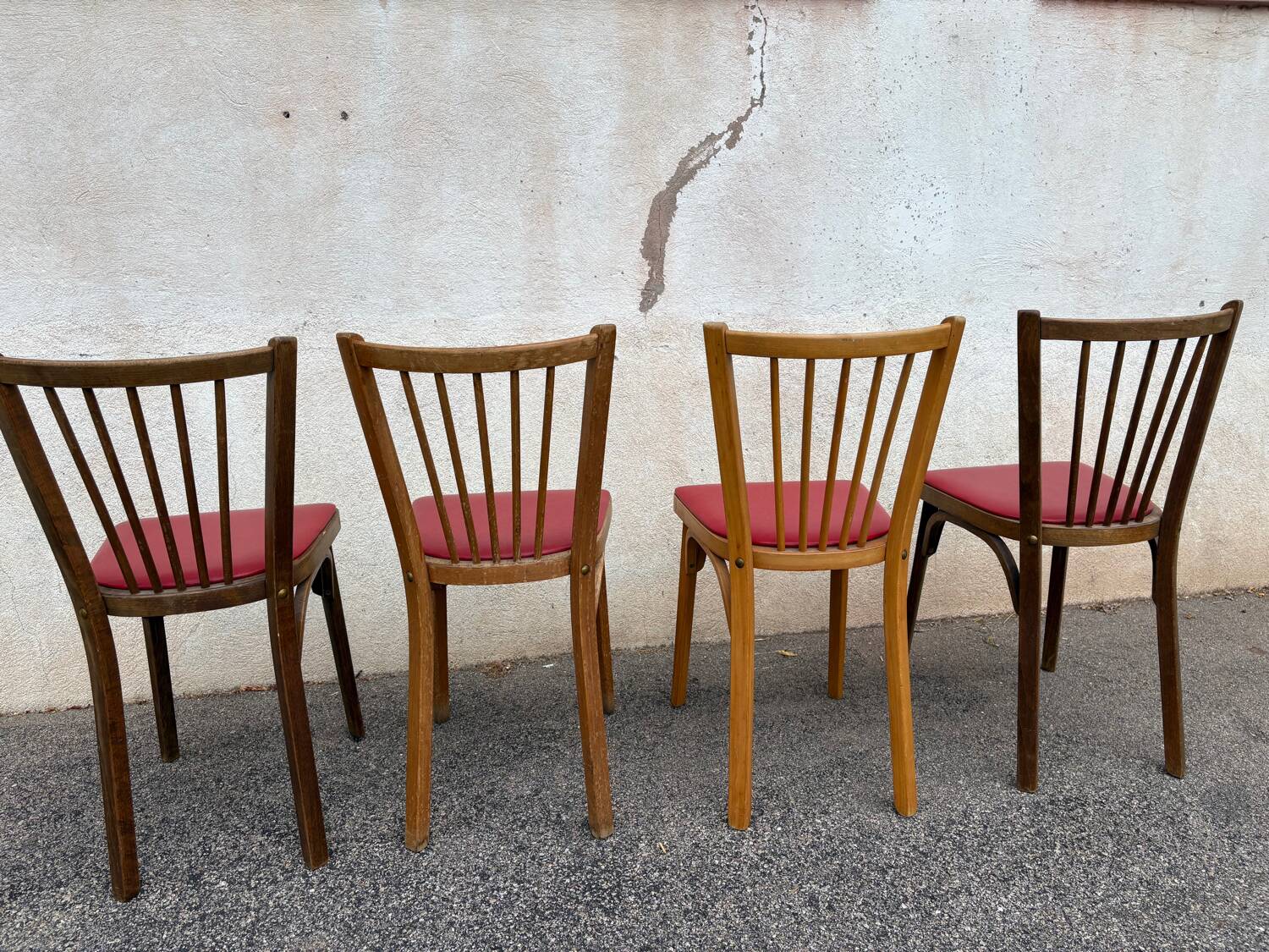 Set of 4 Baumann 153 chairs