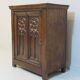 Antiqie Gothic carved oak cabinet, 1860