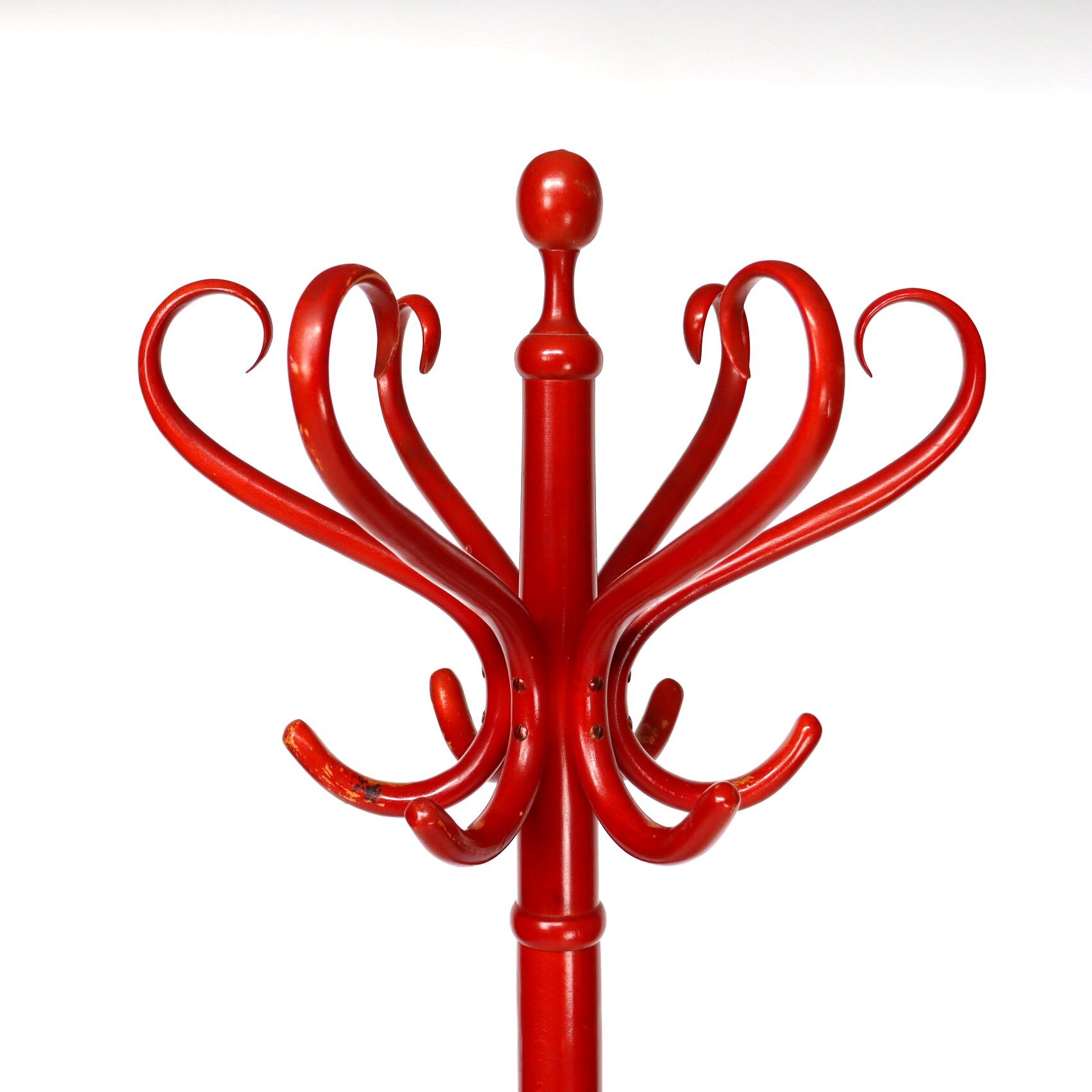 Coat rack "Parrot" red