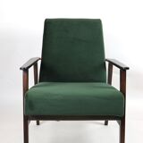 Fauteuil vert années 1970