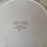 2 old dishes Digoin and Sarreguemines