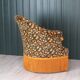Fauteuil crapaud velours