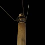 Gilt Bronze Floor Lamp Bamboo Model Baguès Style 1950-1970
