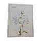 Lys white botanical board