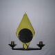 Double wall lamp from the 50s