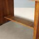 Vintage walnut veneer table, design, Italy, 1940s