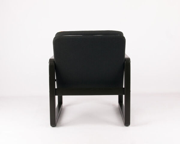 Fauteuil moderne Du milieu Du Siècle Vintage Des Années 80, Vintage moderne, Entièrement Restaurée