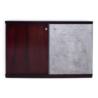 Modern Italian cabinet with metal door panel