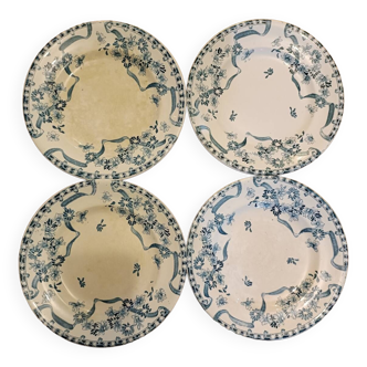 Assiettes Longwy pâquerette