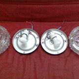 Plafonniers en verre, vintage