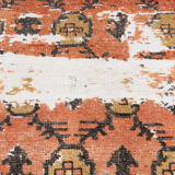 Geometric pattern turkish runner rug 350x85cm
