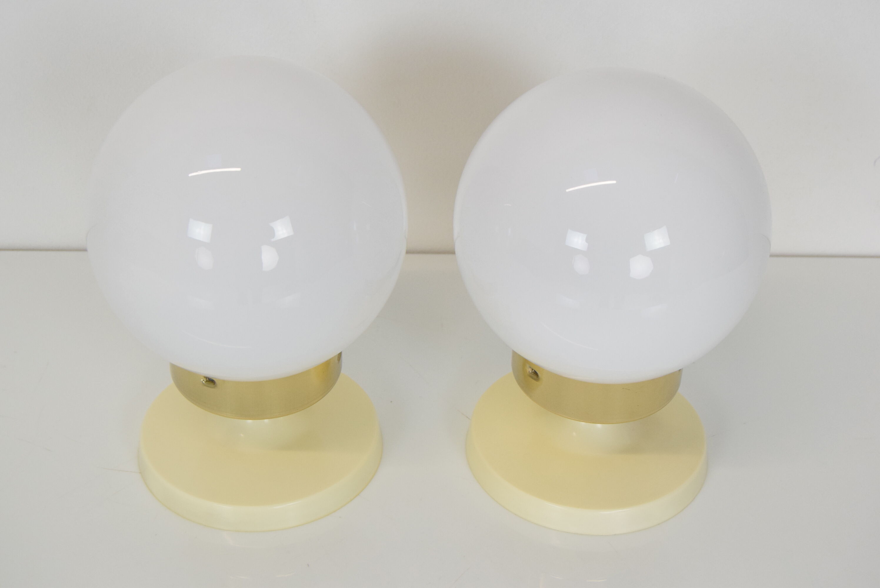 Pair of mid-century Table or Wall Lamps by Instala Děčín,1970's.
