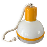 Vintage yellow Cubi Spot industrial pendant light