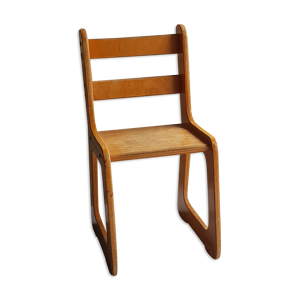 chaise traineau enfant