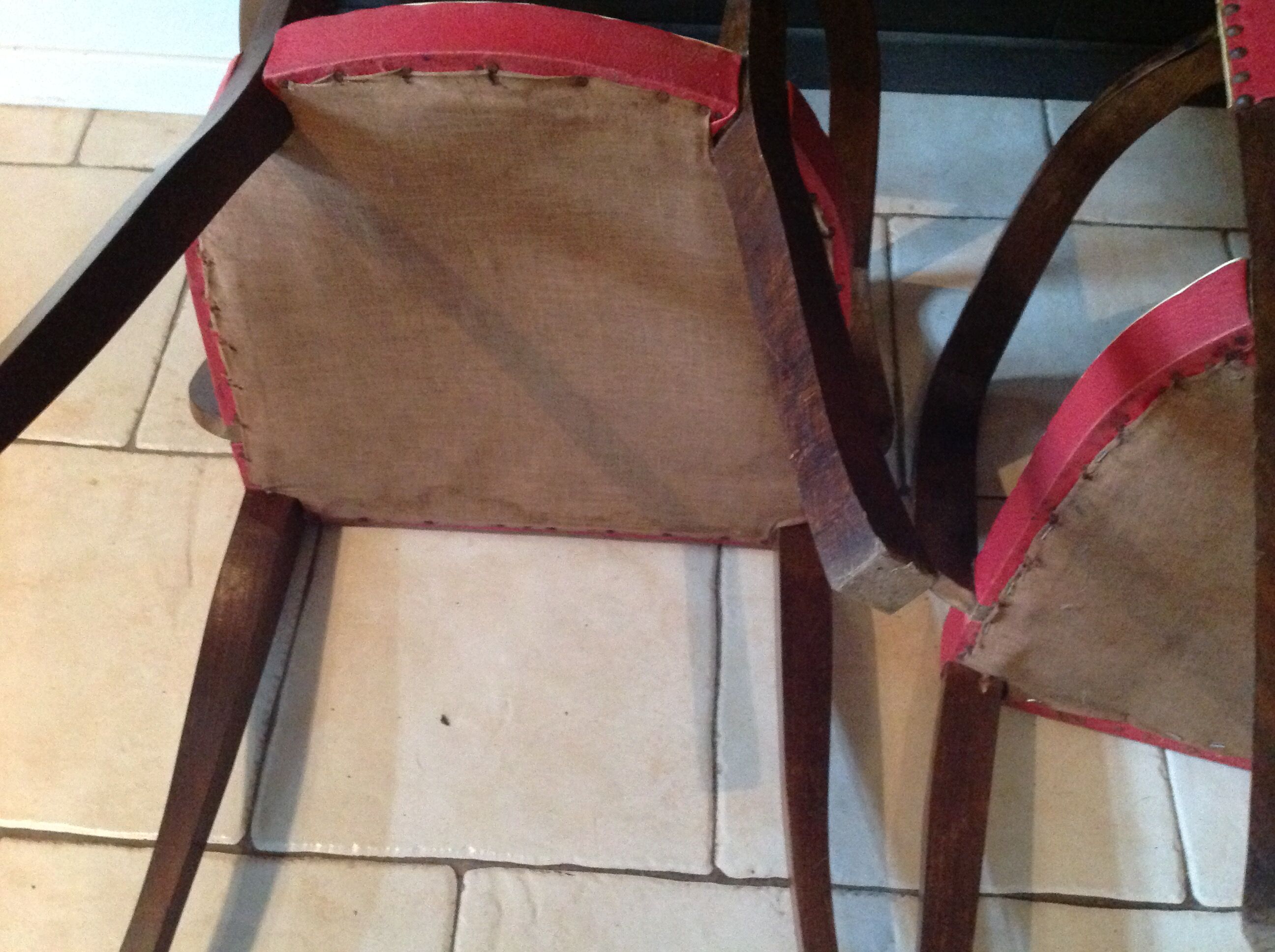 Paire de fauteuils bridges