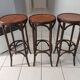 Lot 3 stools of bistrot bar vintage 1960s