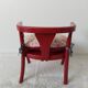 Baumann wooden children's armchair, Liberty cushion, 1950s