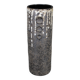 Brutalist European ceramic vase with textured lava surface, 1970s