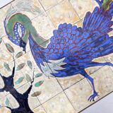 Coffee table with ceramics by Charles Emile Pinson, circa 1958.