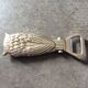Décapsuleur vintage hibou en bronze argenté