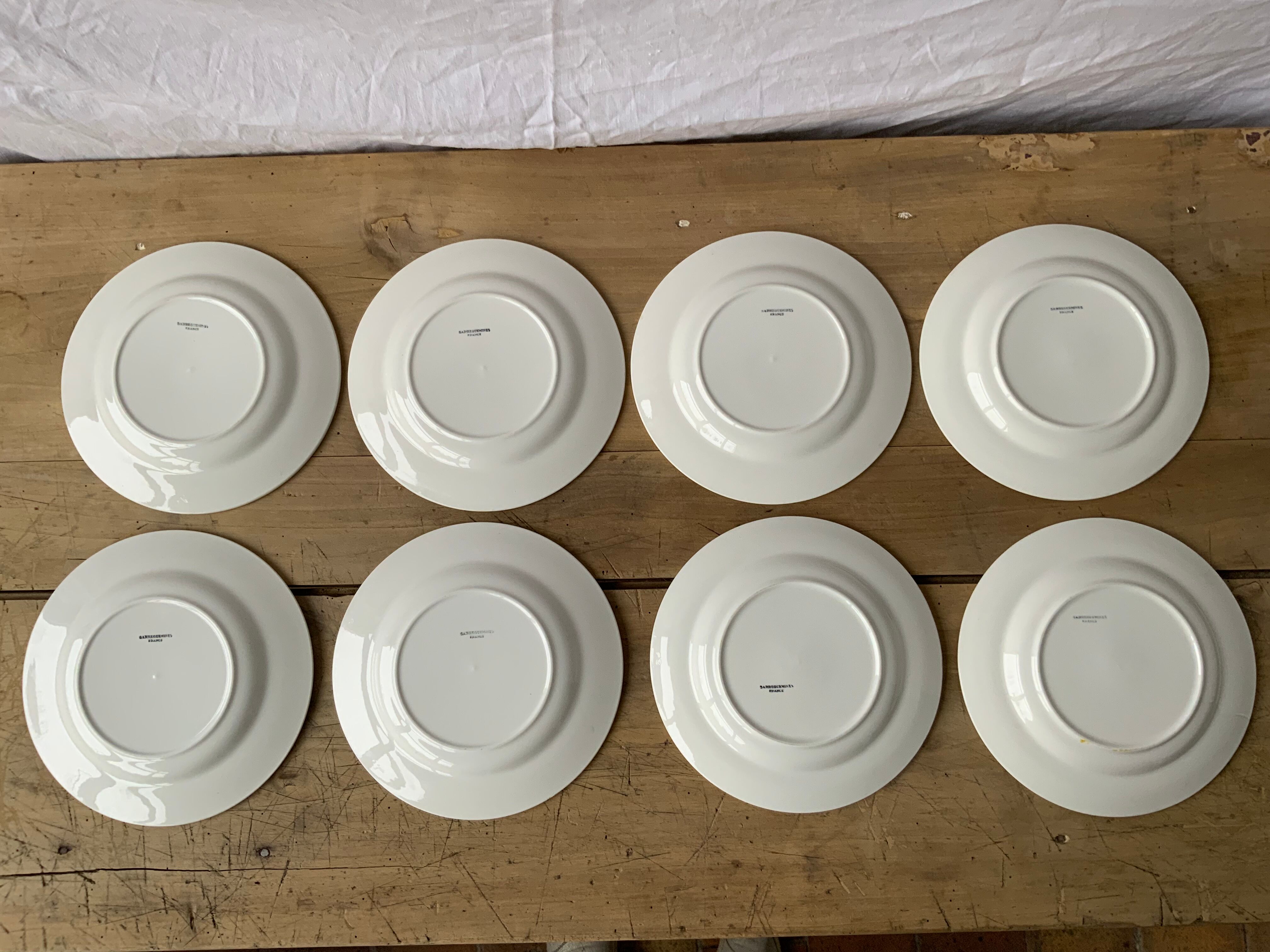 Vintage checkered plates