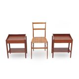 Bedside tables by Børge Mogensen for Soborg Mobler, 1950s, set of 2.