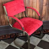 Milo Baughman (1923-2003), in the style of. Set of 6 chairs