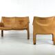 ensemble composé deCAB 413 et CAB 414 par Mario Bellini pour Cassina -1970s