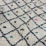 Handmade Moroccan Berber rug 245 X 148 CM