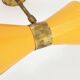 Pair of Italian diabolo wall lights, design 1950.