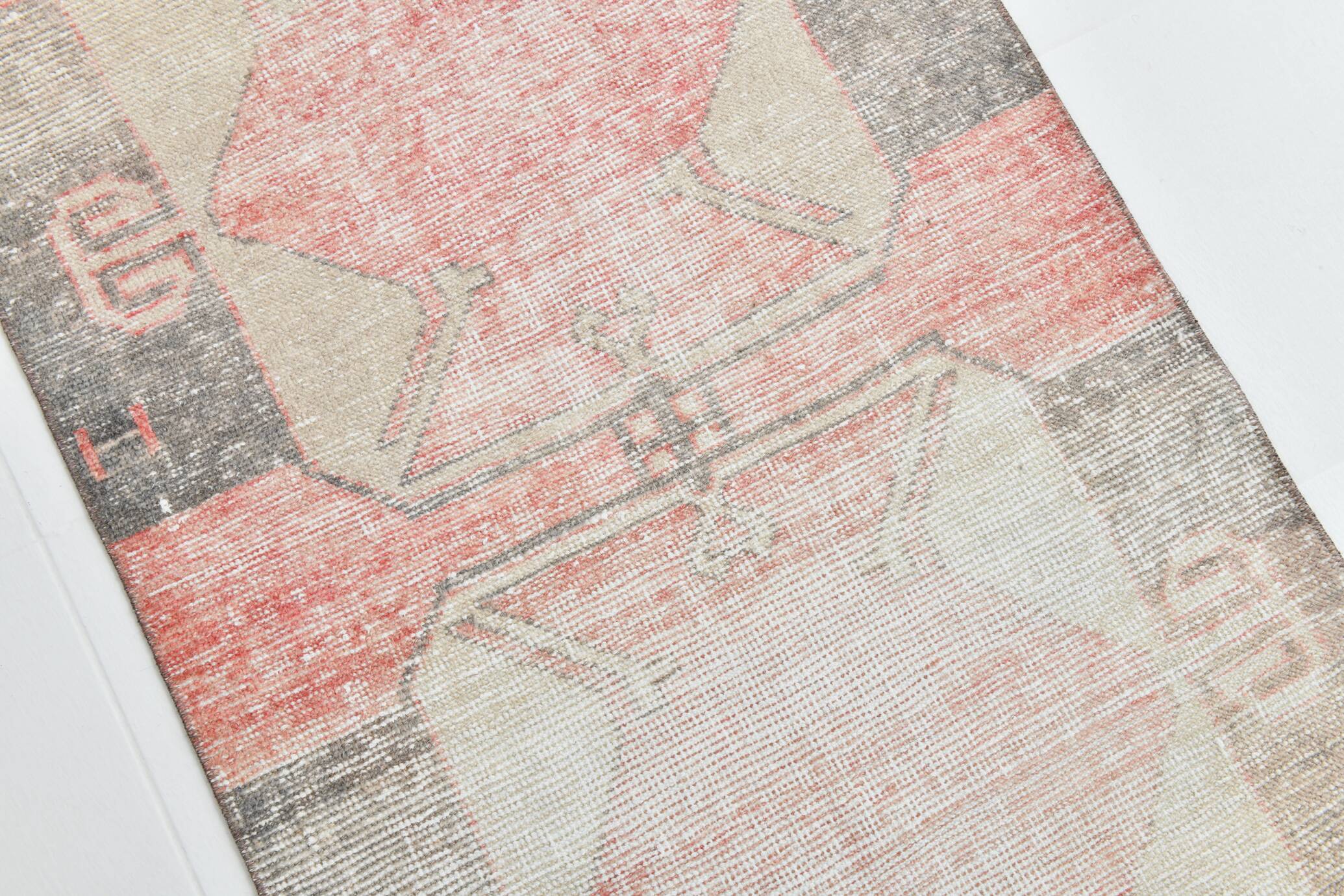 3x10 Rug For Hallway Vintage Runner Rug 83x291Cm SK 22625