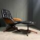 Iconic "Mr. Chair" Armchair & Ottoman – George Mulhauser for Plycra