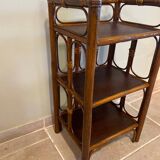 Rattan shelf