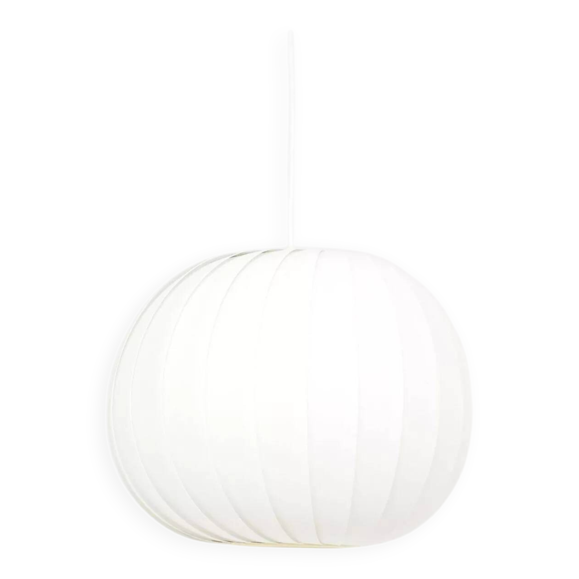 White Menuett lamp by L. Schioler, Denmark 1972