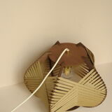 Camel lamp woven to hang