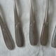 12 small silver metal spoons orfevre sfam