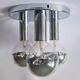 Rare Midcentury Flush Mount, Ceiling Lamp, Italy, 1970s