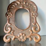 Art nouveau copper metal frame 31 cm x 19 cm