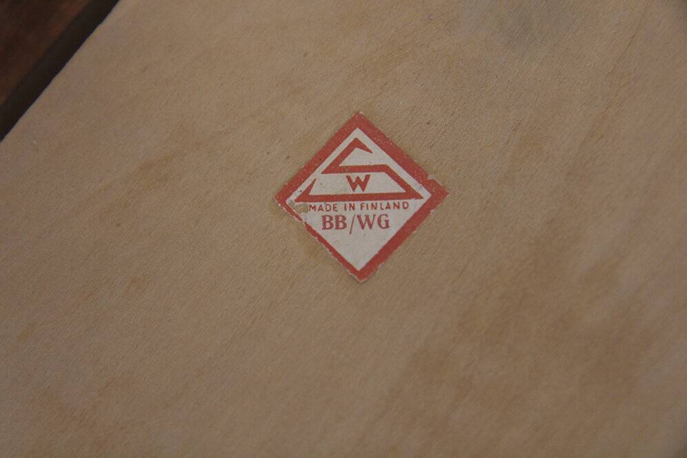 Scandinavian teak secretary, BB/WG, Finland, 1950