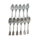 11 tablespoons Christofle silver metal