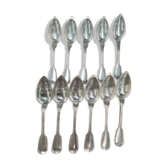 11 tablespoons Christofle silver metal