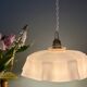 Vintage pink opaline pendant light