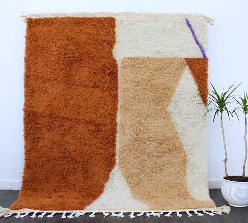 Handmade Beni Ouraine rug