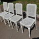 Thonet table and 4 chairs set, 19th century