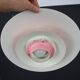 Great pink restored Danish ceiling lamp *** Danish design *** unique *** Denmark 1970's
