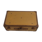 Vintage cardboard suitcase