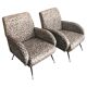 Pair of Mid Century Modern armchairs by Marco Zanuso from the 1950s.